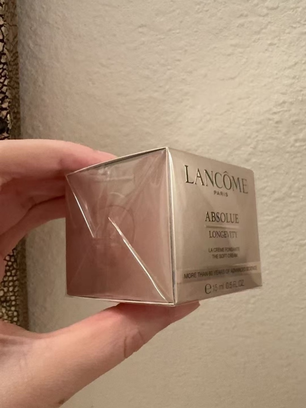 NIB Factory Sealed Lancôme Absolue Longevity The Soft Cream 15ml / 0.5 oz
